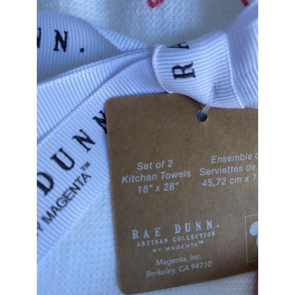 2 Pk Rae Dunn Disney Aristocats Marie C’est Magnifique Kitchen Towel Set NEW - Picture 4 of 12